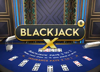 Blackjack X 6 - Azure - IDAGENT138